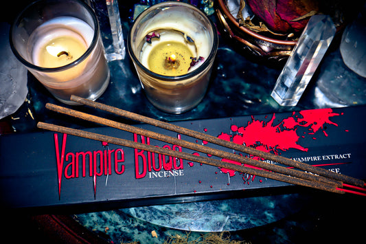 VAMPIRE BLOOD INCENSE Magick Spell for Attraction, Warding Off Evil, Spirit Offering for Vampires ~ One Pack, 15 Grams (10)