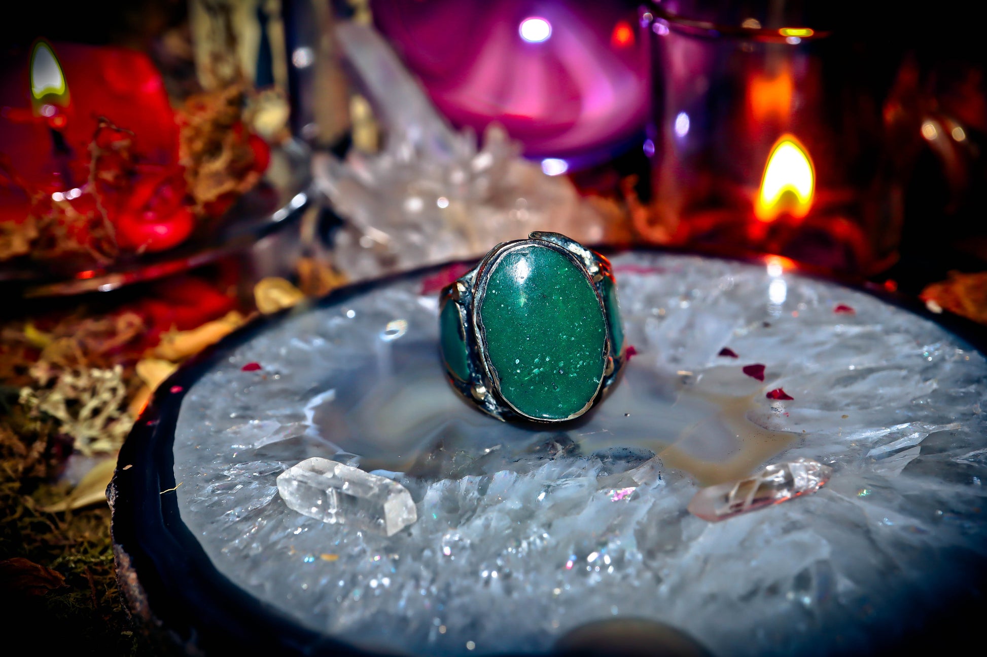 ANUNNAKI Alien UFO Wealth Djinn Genie Haunted Witchcraft Ring