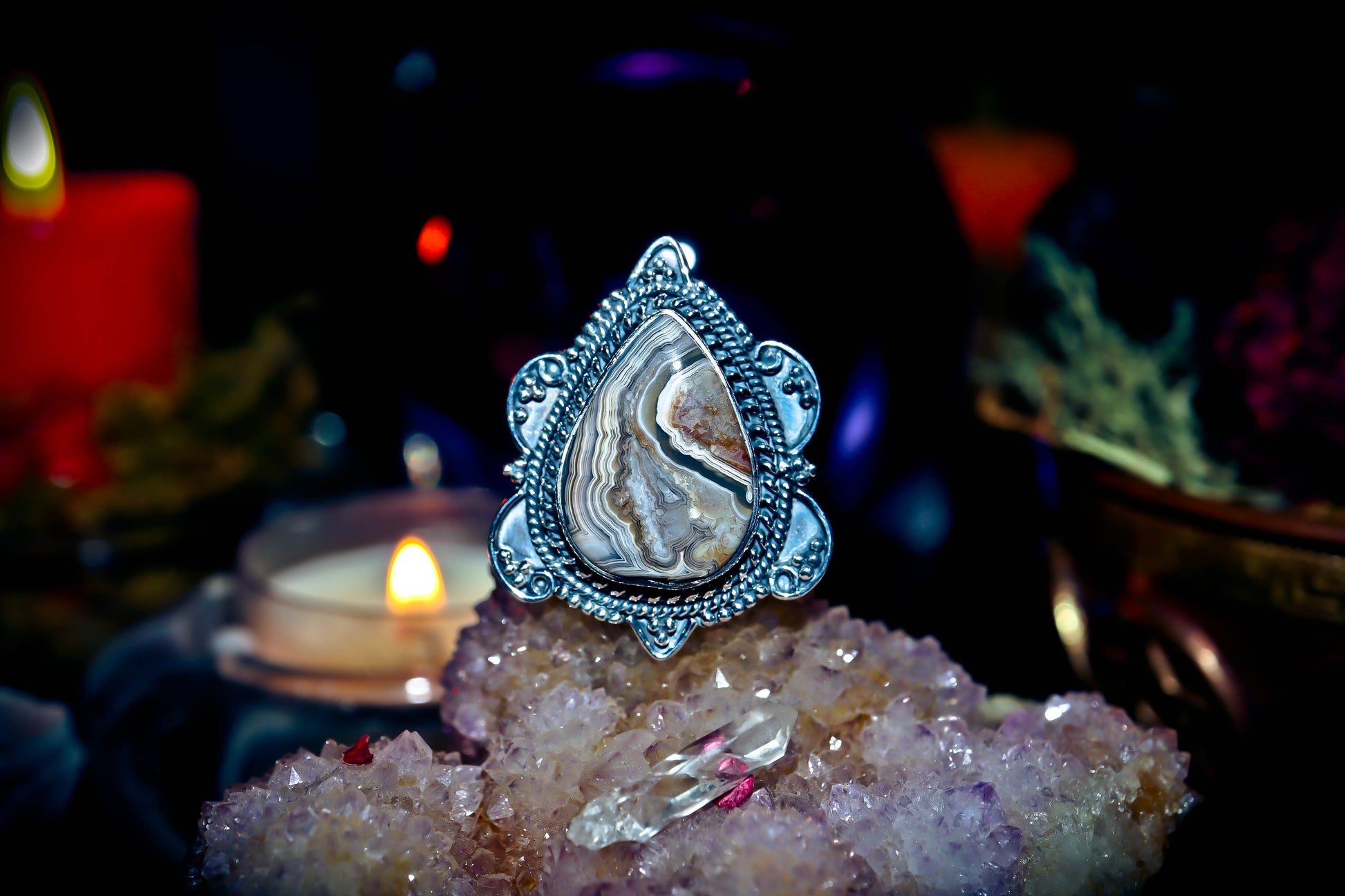 Alchemy Wealth Haunted Djinn Goddess of Wishes Ring!