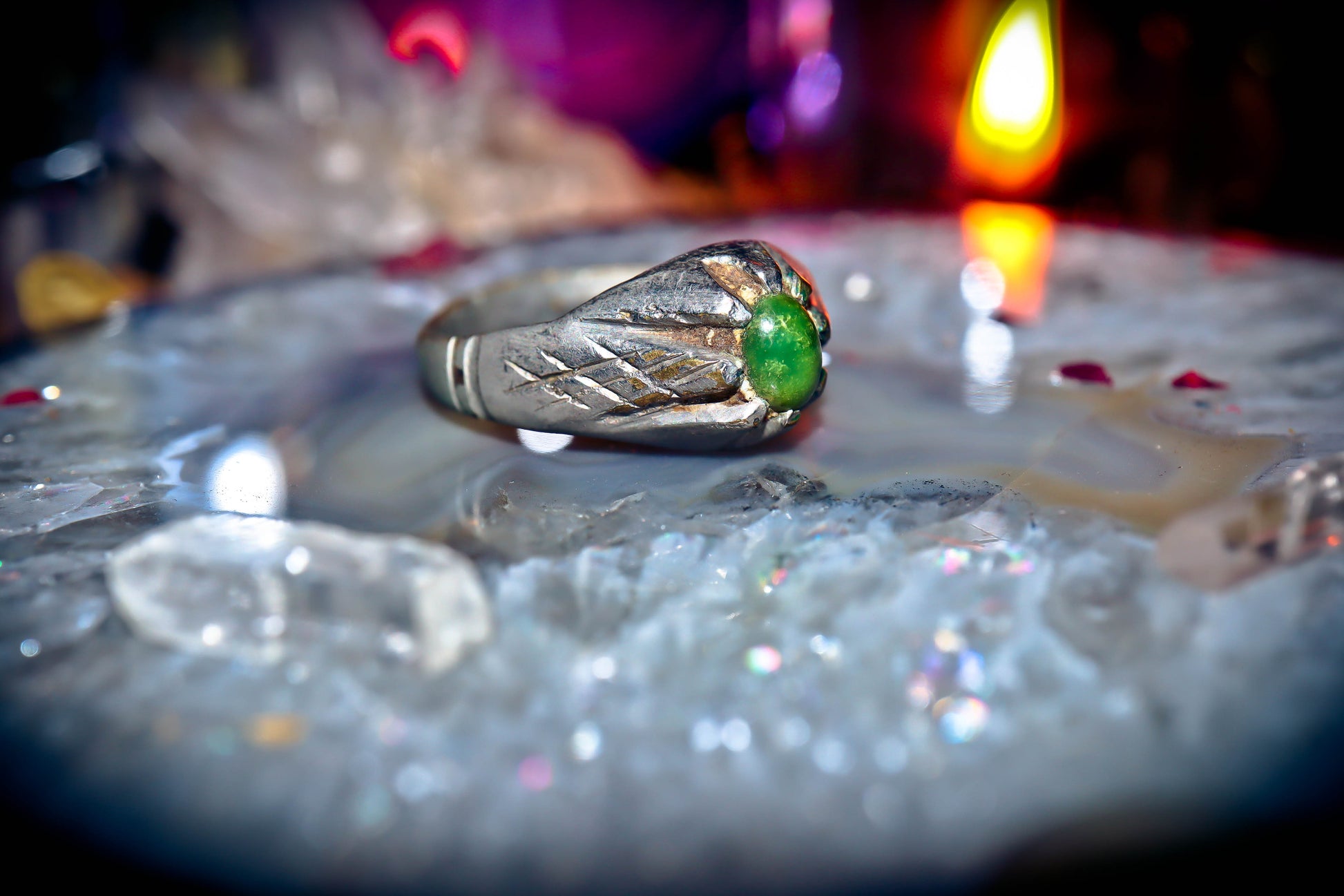 DRUID Haunted Alchemy Occult Warlock Genie Ring of POWER!