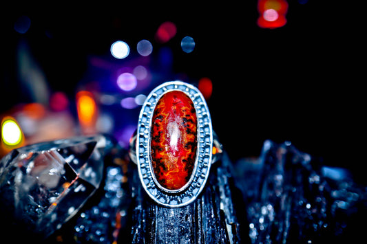 Haunted Master Warlock Genie Wishes Wealth Spell Ring Fire Djinn!