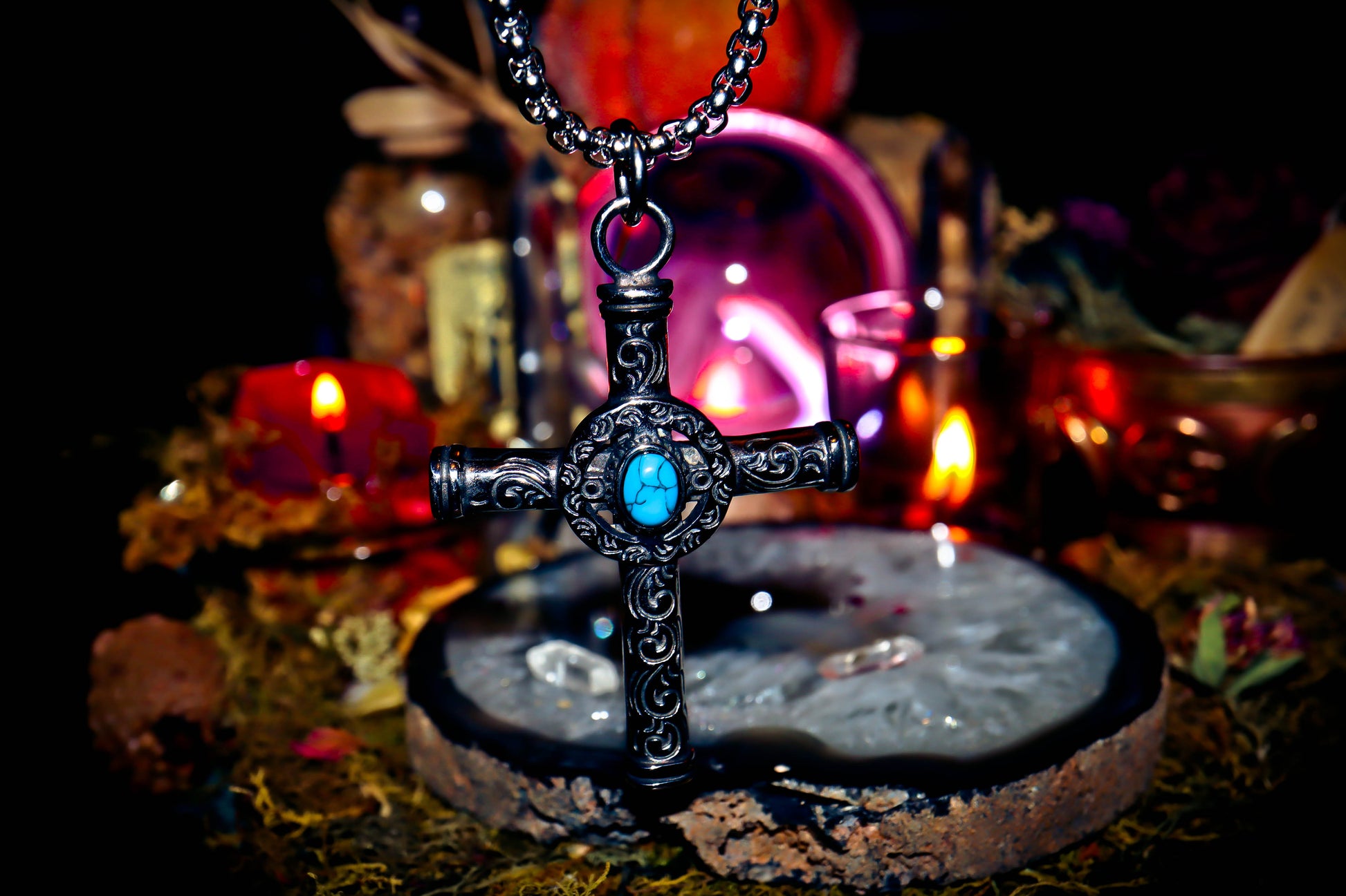 GRIS GRIS New Orleans Voodoo Good Luck Money Spell Gypsy Witch Talisman Pendant!