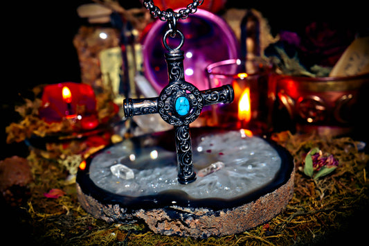 GRIS GRIS New Orleans Voodoo Good Luck Money Spell Gypsy Witch Talisman Amulet Necklace Pendant!