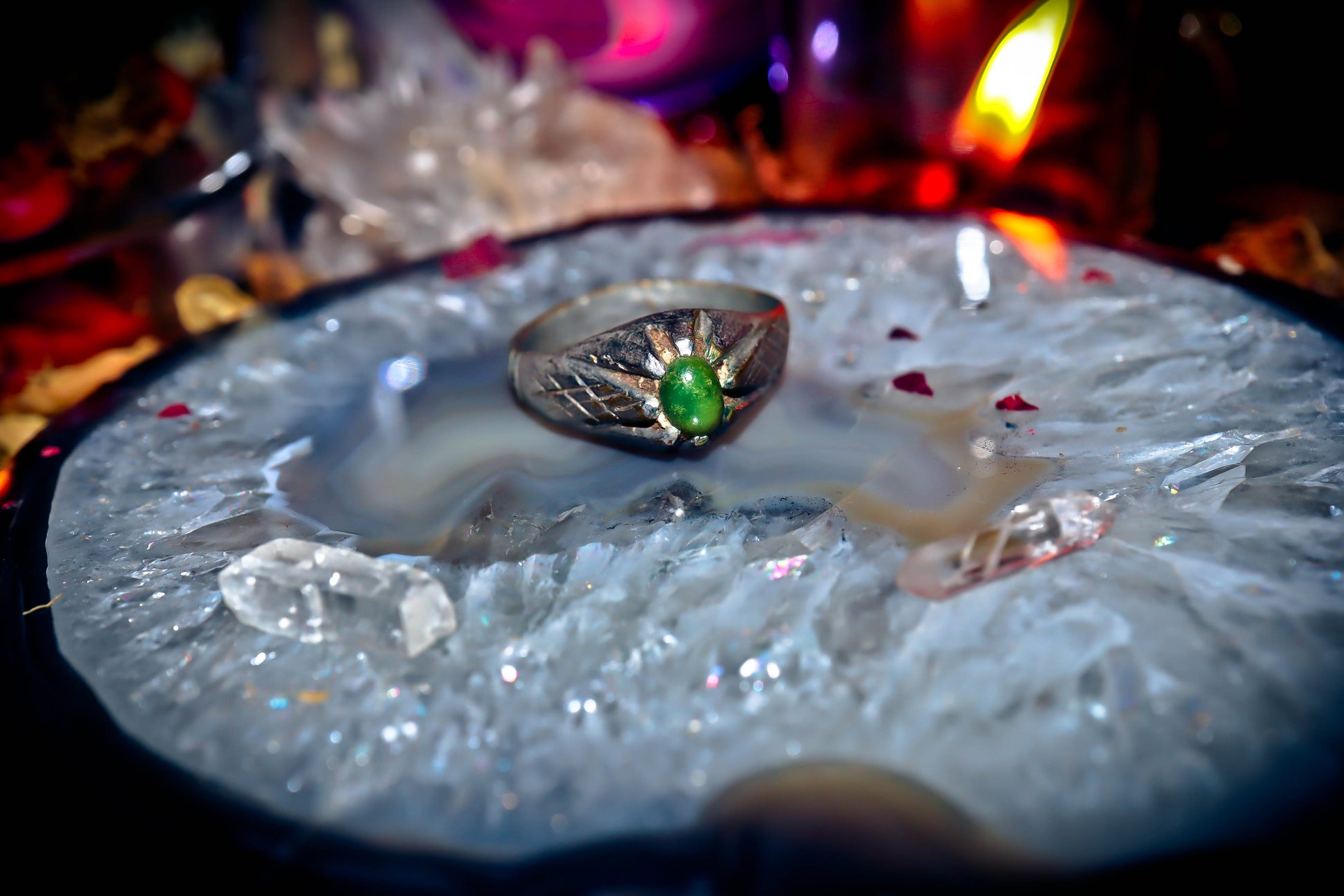 Haunted DRUID Alchemy Occult Warlock Genie Witchcraft Spell Ring Talisman!