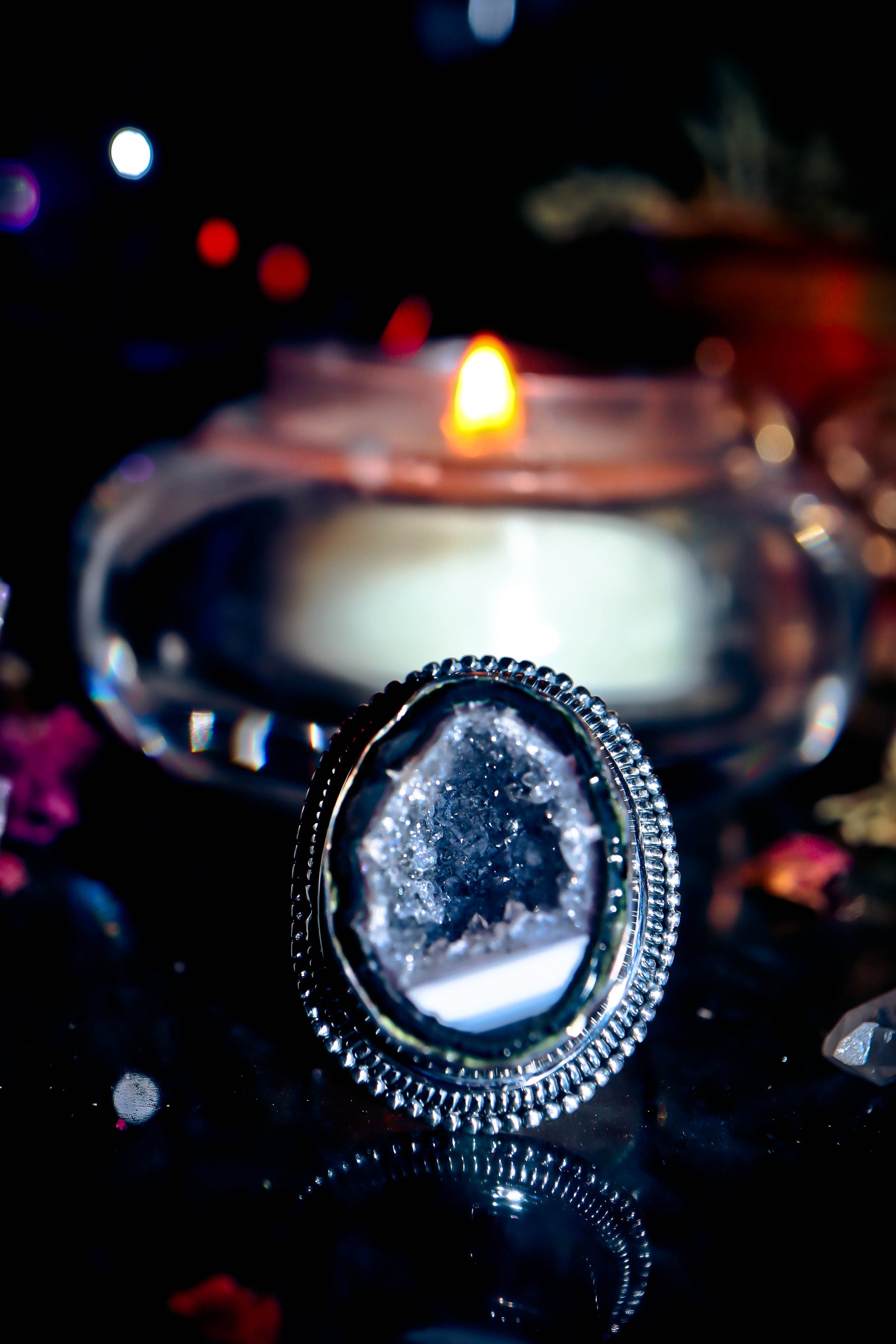 Haunted Dragon of Wishes Templar Skull & Bones Djinn Wealth Witchcraft Ring