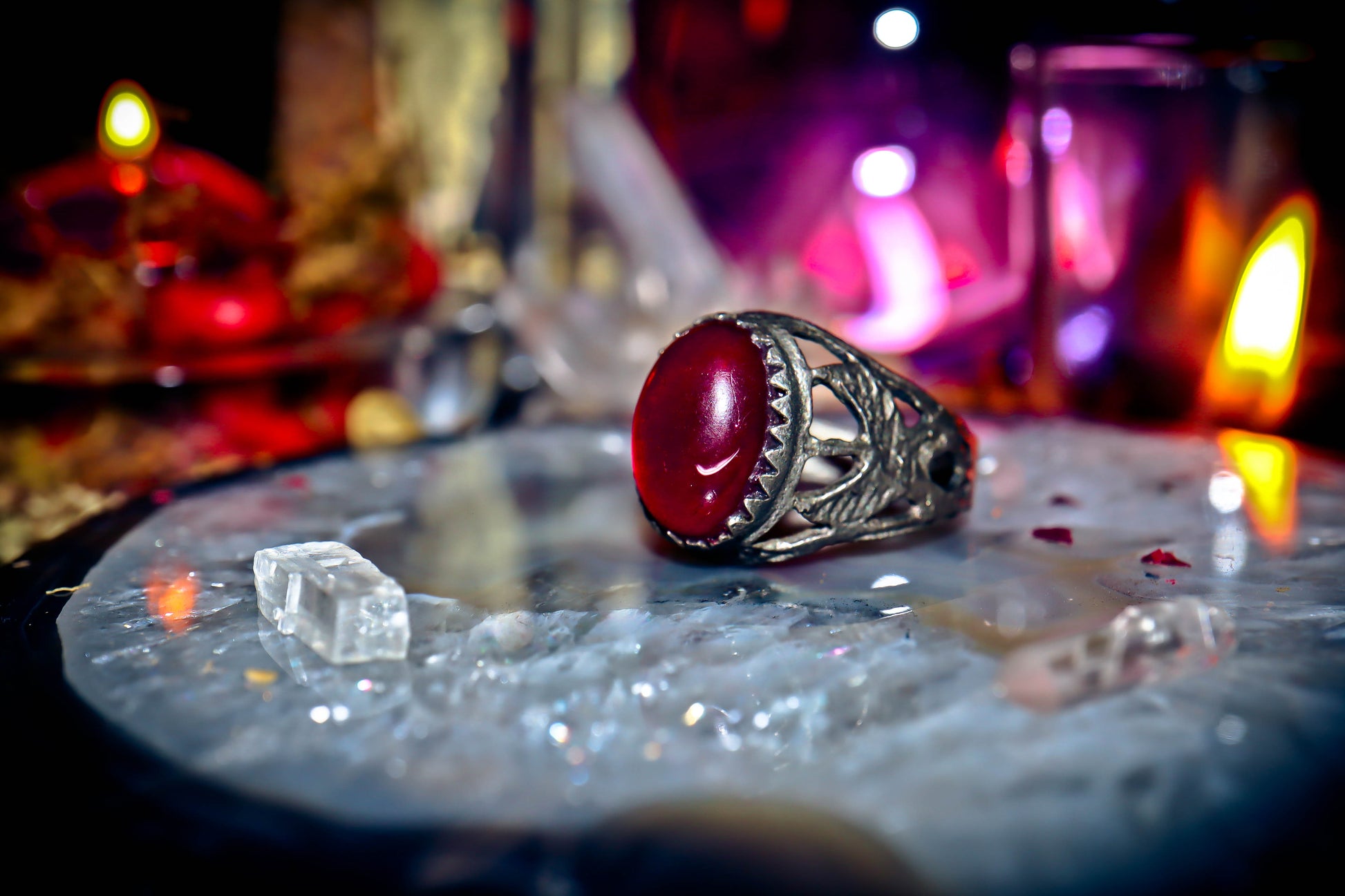 Haunted Genie FIRE DJINN Elite Marid Djinn Ring Witchcraft Talisman Magic Spell Occult