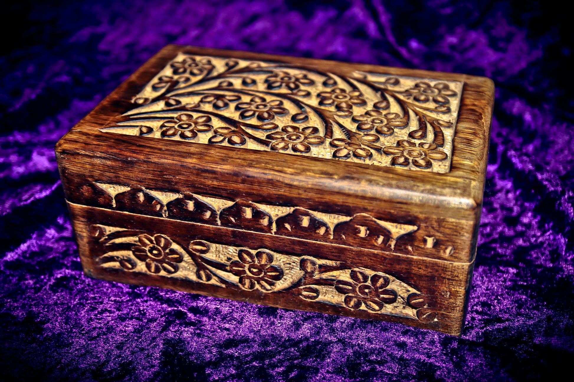 Haunted Wiccan Pagan Occult  Witchcraft Spell Wooden Jewelry Box!