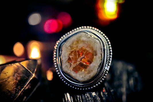 Haunted Moon Goddess Djinn Selene Genie Ring