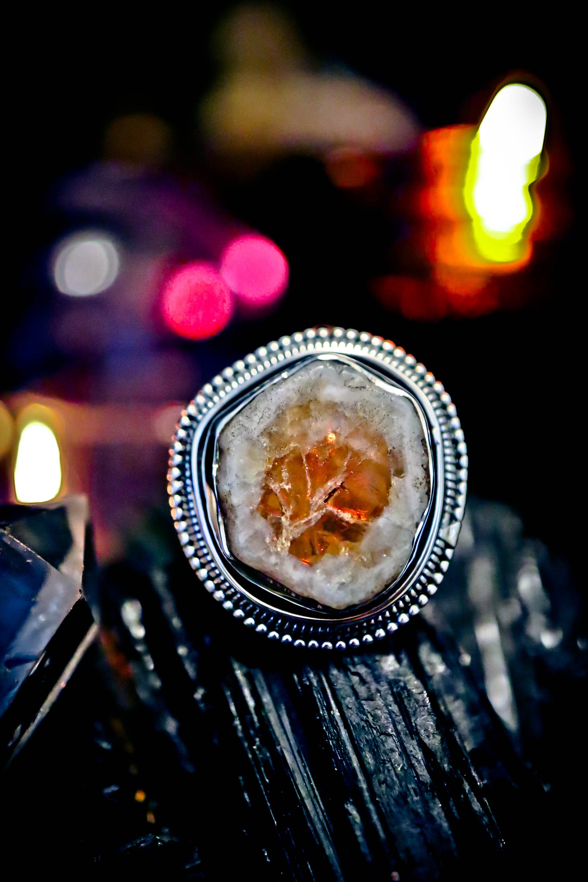 Haunted Moon Goddess Selene Genie Witchcraft Wealth Spell Ring!
