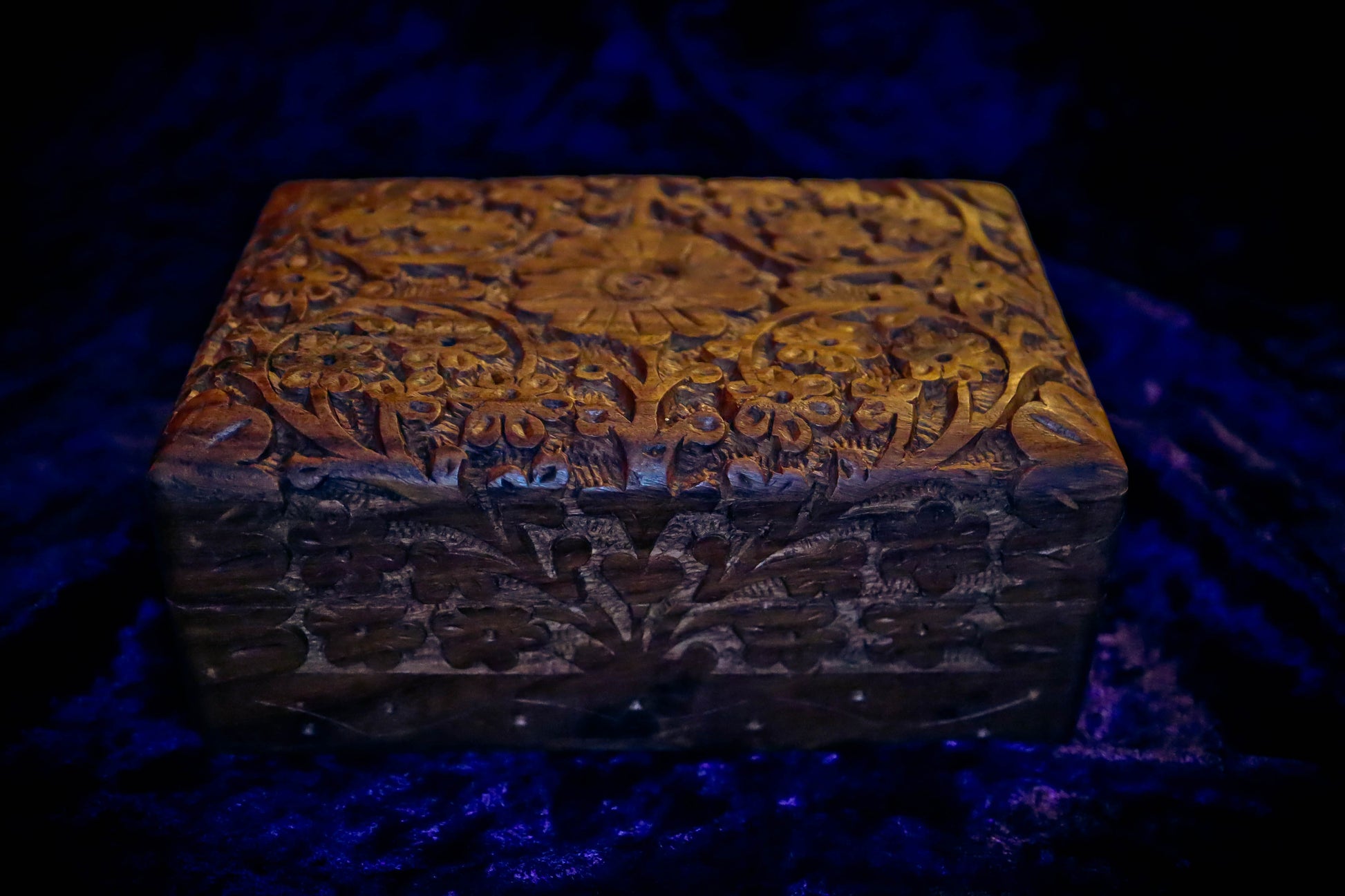 Haunted MAGIC Charging Energy Portal Chest Witchcraft Spell Wooden Jewelry Box!