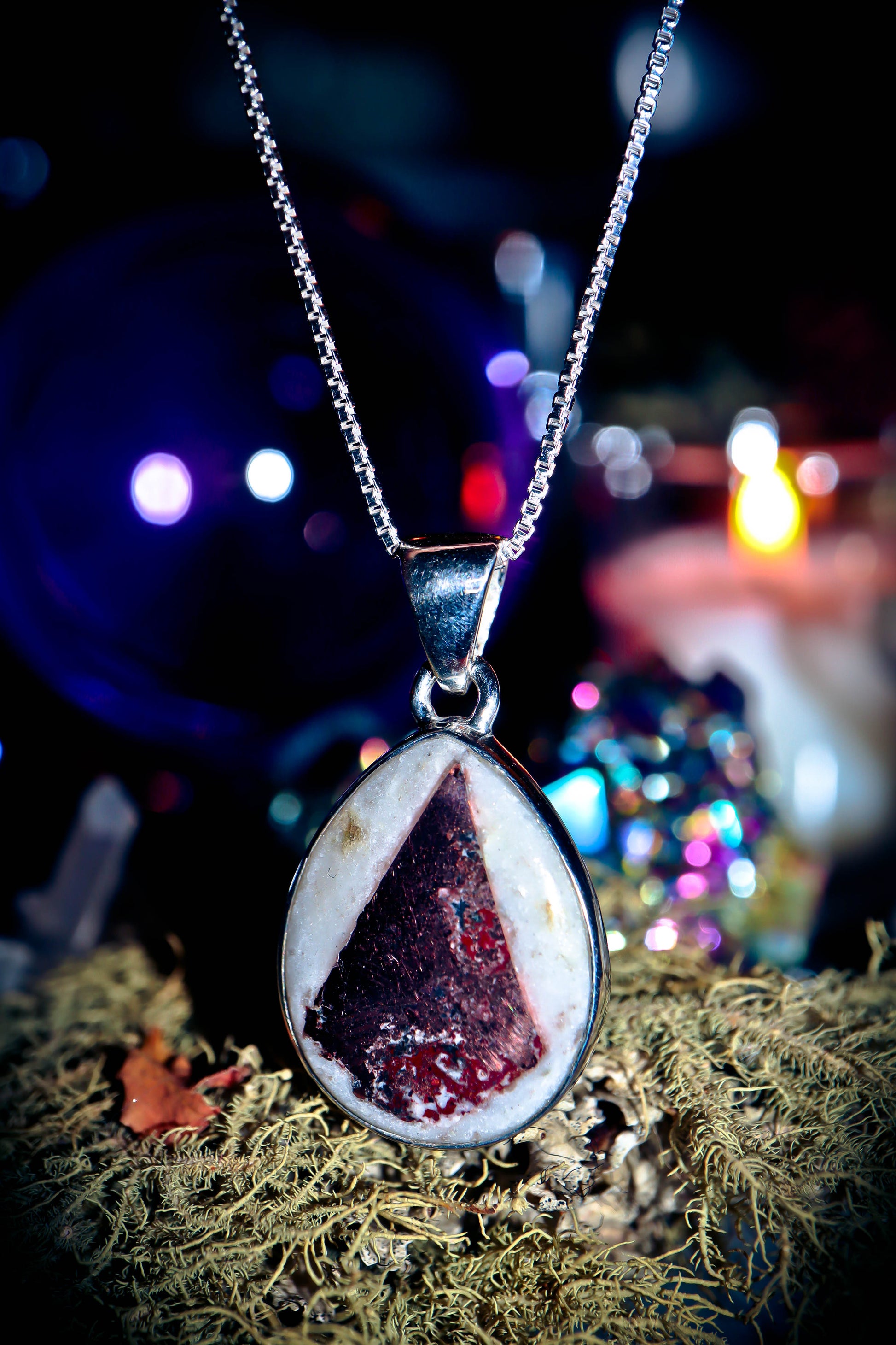 Illuminati Abundance Dragon Genie Amulet Witchcraft Spell Necklace!