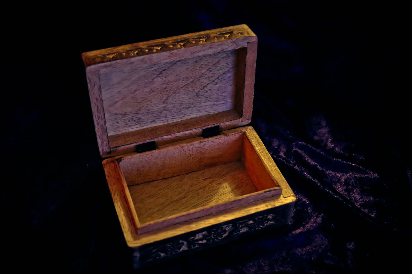 Haunted MYSTIC 7 Wiccan Pagan Occult Witchcraft Spell Wooden Jewelry Box!