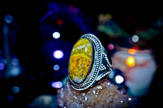 PAPA LEGBA Djinn Ring! Ultimate Wealth Power Success Business Spell Haitian SUN GOD Genie!