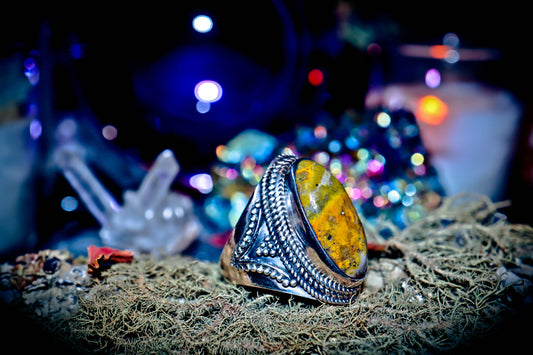 Ultimate Wealth Power Success Business Spell Haitian SUN GOD Djinn Ring!