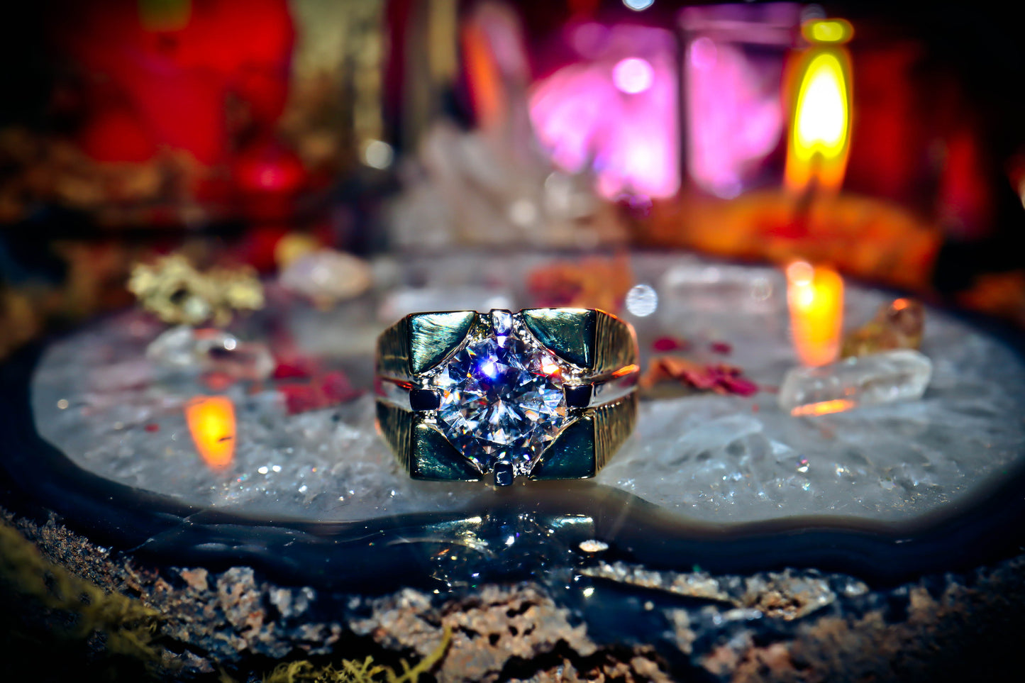 TALISMAN WEALTH Secret Society Elite Haunted Warlock Magic Spell Ring!