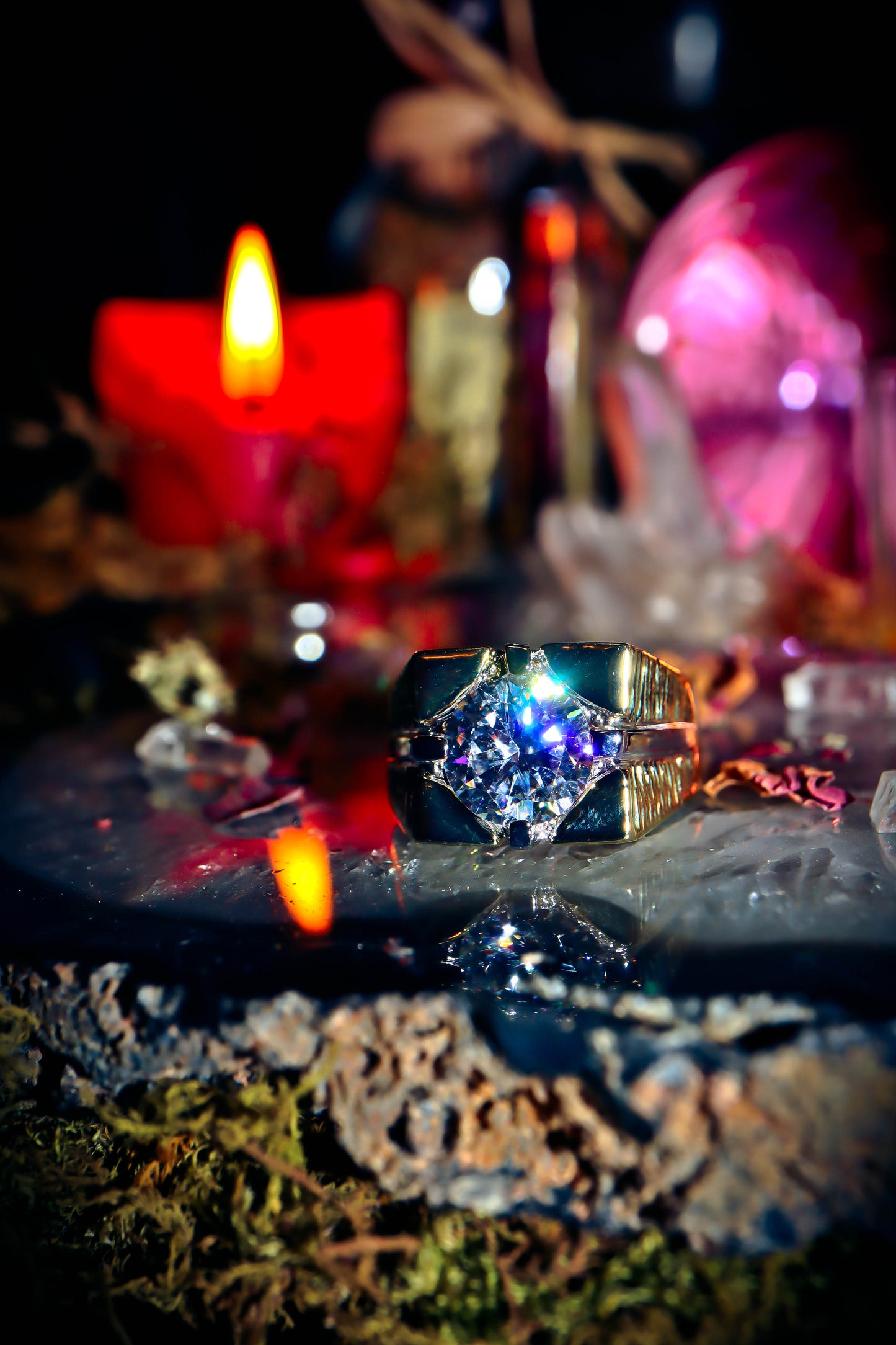 TALISMAN WEALTH Secret Society Elite Haunted Warlock Spellcast Ring!