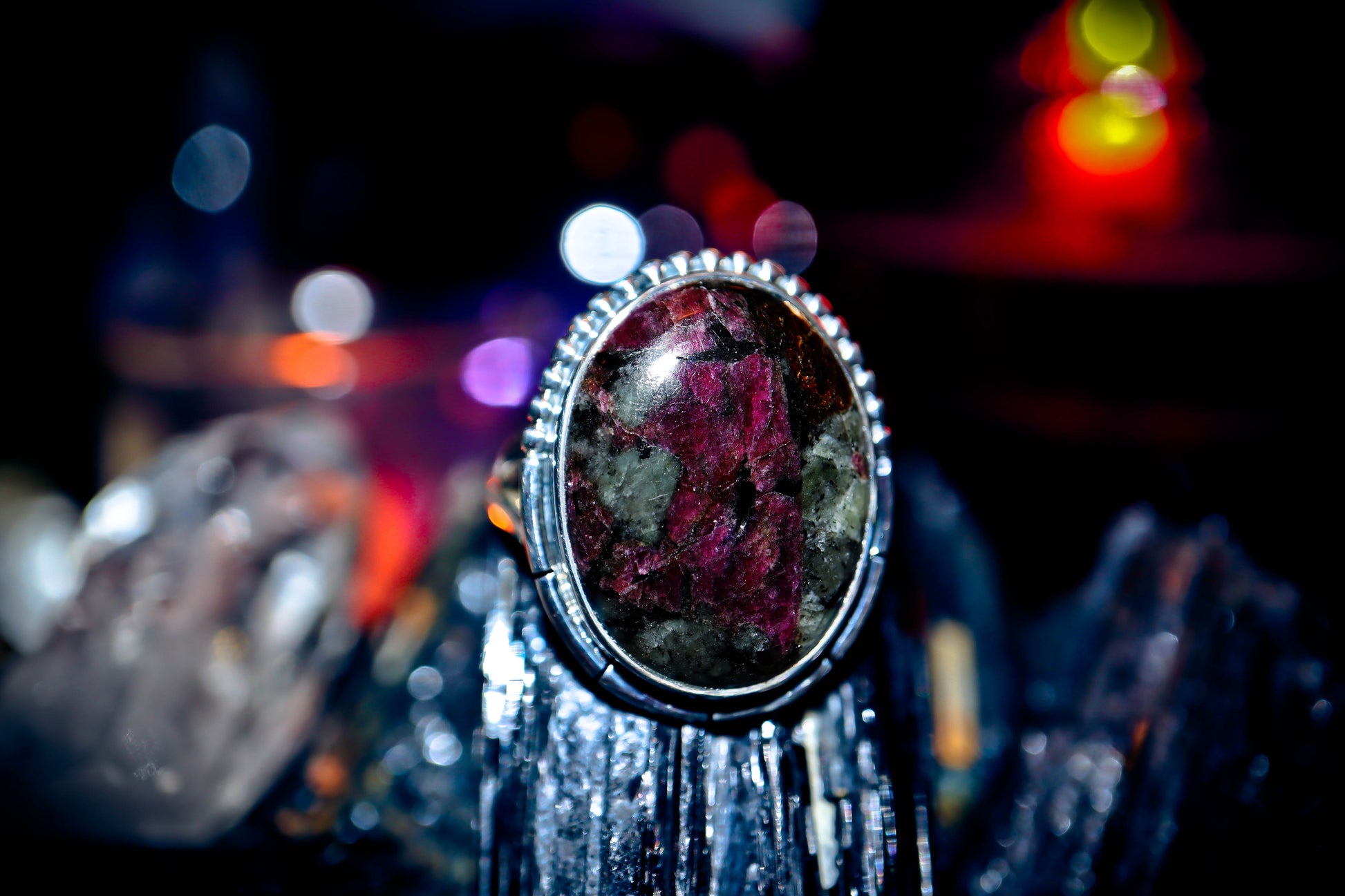 VAMPIRE Haunted Carpathian Pure Blood Priestess Silver Spell Ring!