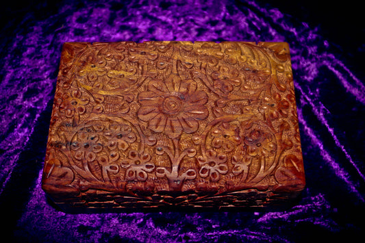 WISHING BOX Charging Energy Portal Chest Witchcraft Spell Wooden Jewelry Box!