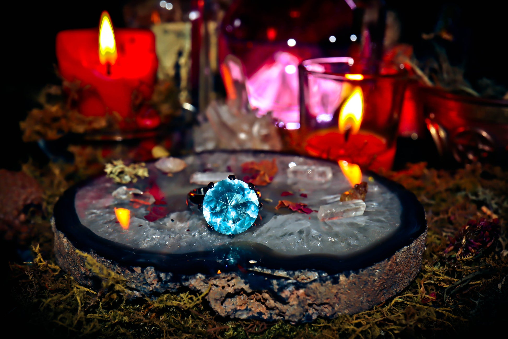 Haunted Wealth and Luck Haunted Genie Witchcraft Spell Ritual Ring!