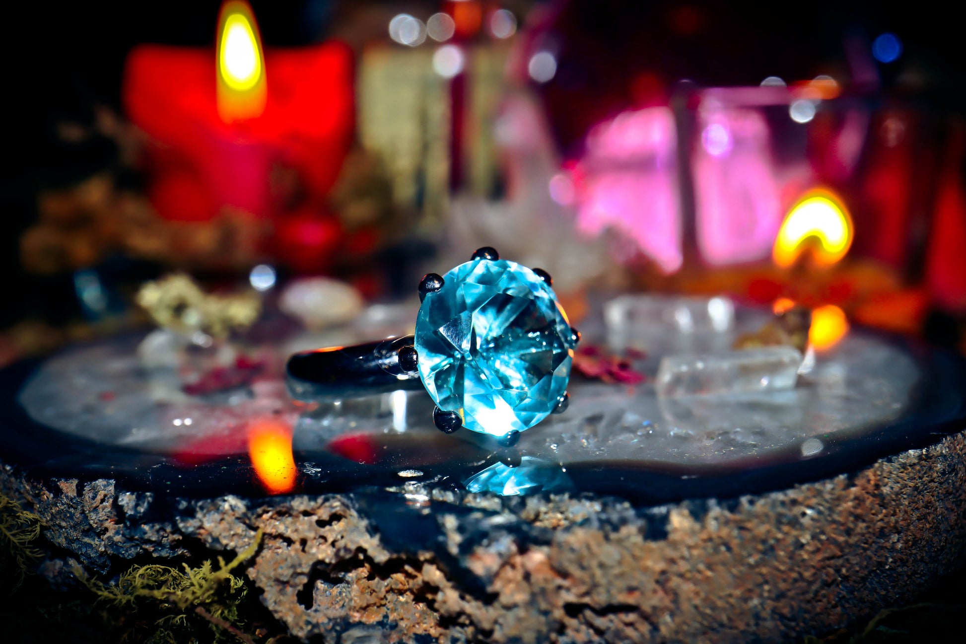 Wealth and Luck Haunted Genie Witchcraft Magic Spell Ritual Ring!