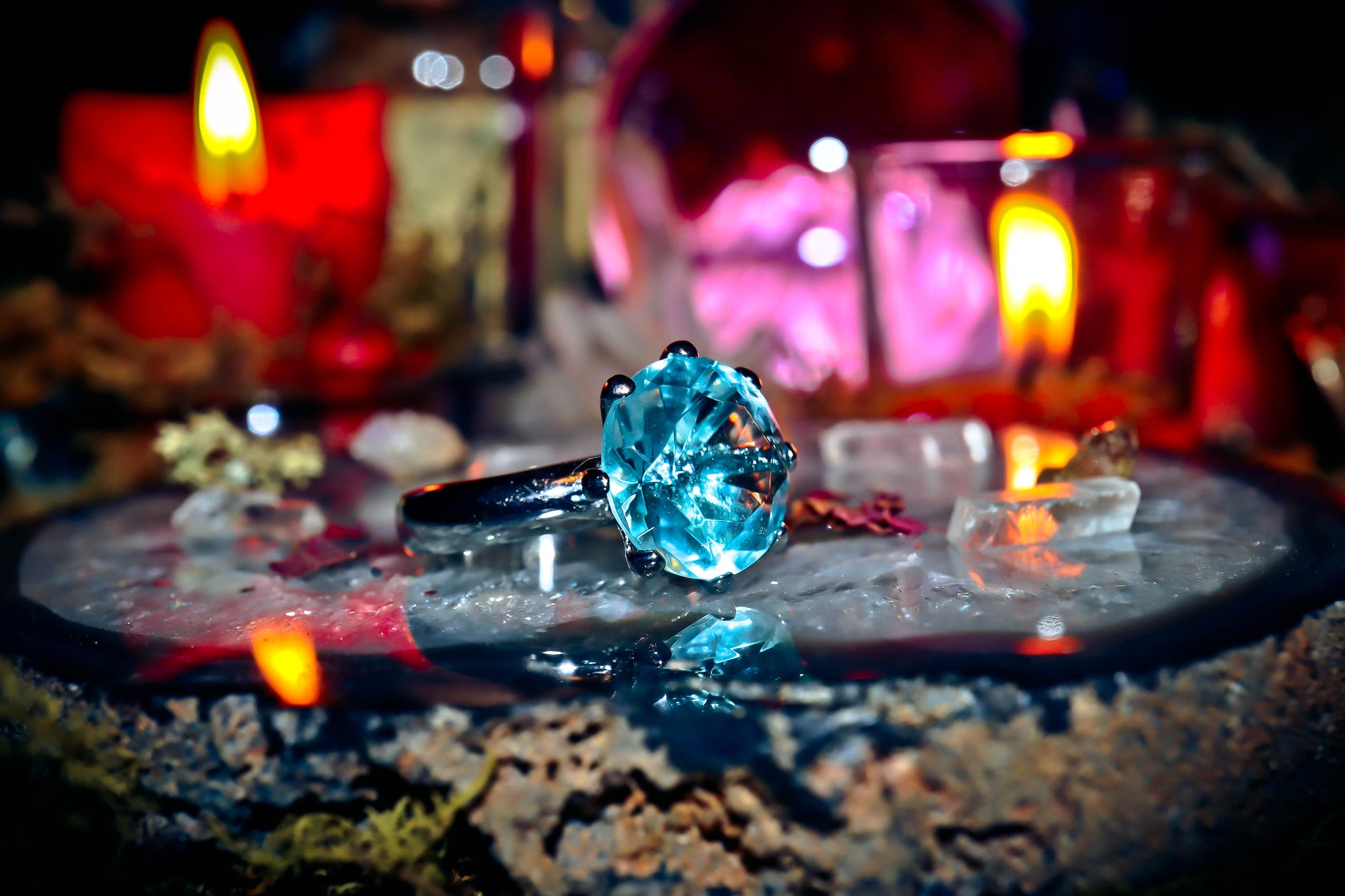 Wealth and Luck Haunted Genie Witchcraft Spell Ritual Ring!