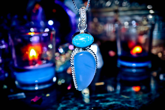 ATLANTIS Mermaid & Merman Shapeshifting Aura Transformation Crystal Gemstone Amulet! Sacred Energy, Healing, Joy, Abundance, Wisdom!