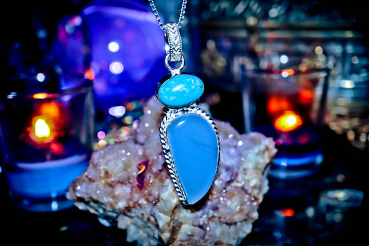 ATLANTIS Mermaid & Merman Shapeshifting Aura Transformation Crystal Gemstone Amulet! Sacred Energy, Healing, Joy, Abundance, Wisdom!