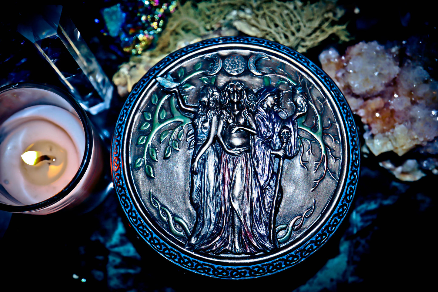 TRIPLE GODDESS Magic Charging Box for Metaphysical Empowerment, AMPLIFY THE POWER of Spells & Gain Wishes!