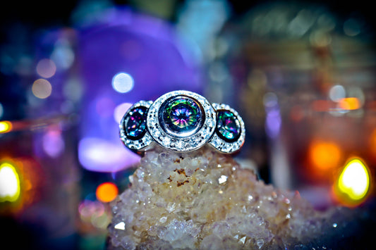 Haunted Ascended Masters Frequency Ring of Higher Consciousness Energy