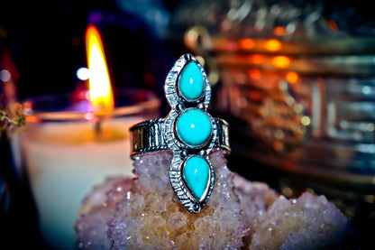 Haunted Triple Goddess Djinnya Spirit of Miracle Healing Devata Genie Ring!