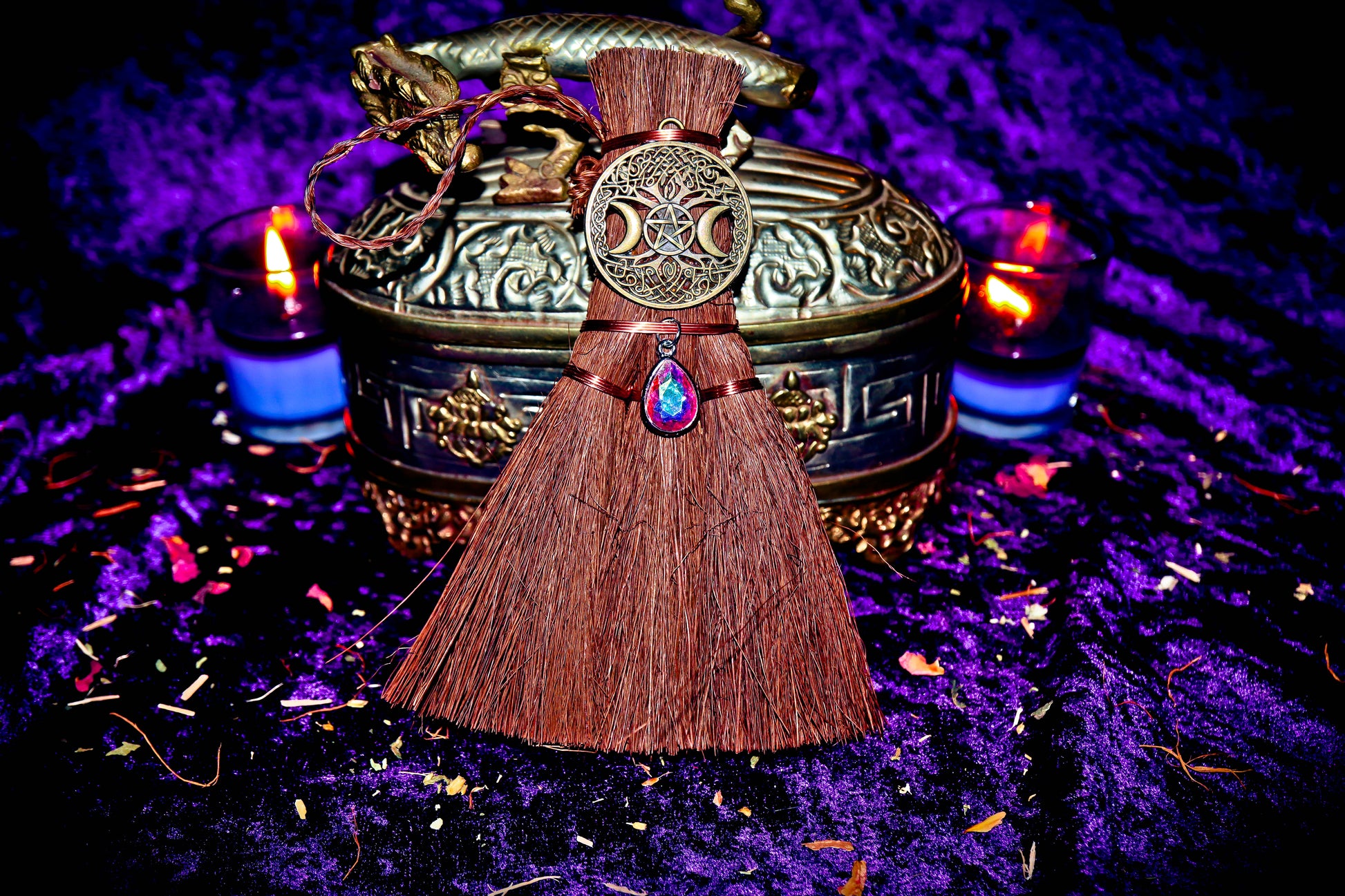 Magical Witch Broom Ritual Tool for Amplifying the Power Magick