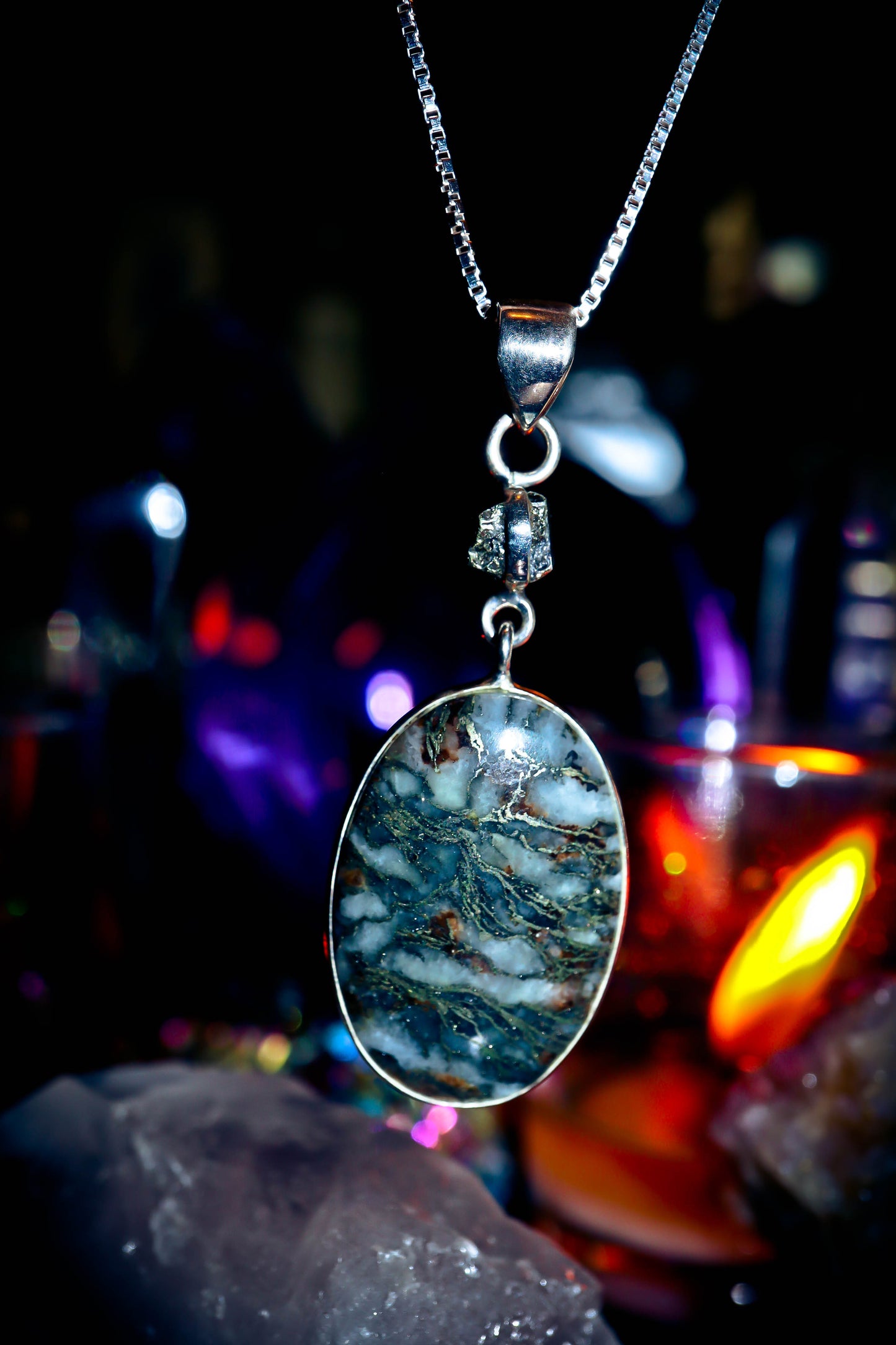 Haunted Master High Frequency Universal Wealth Codes of Merlin Djinn Amulet Pendant - Hundreds of Wealth Spells, Sacred Doctrine of Magickal Power! .925