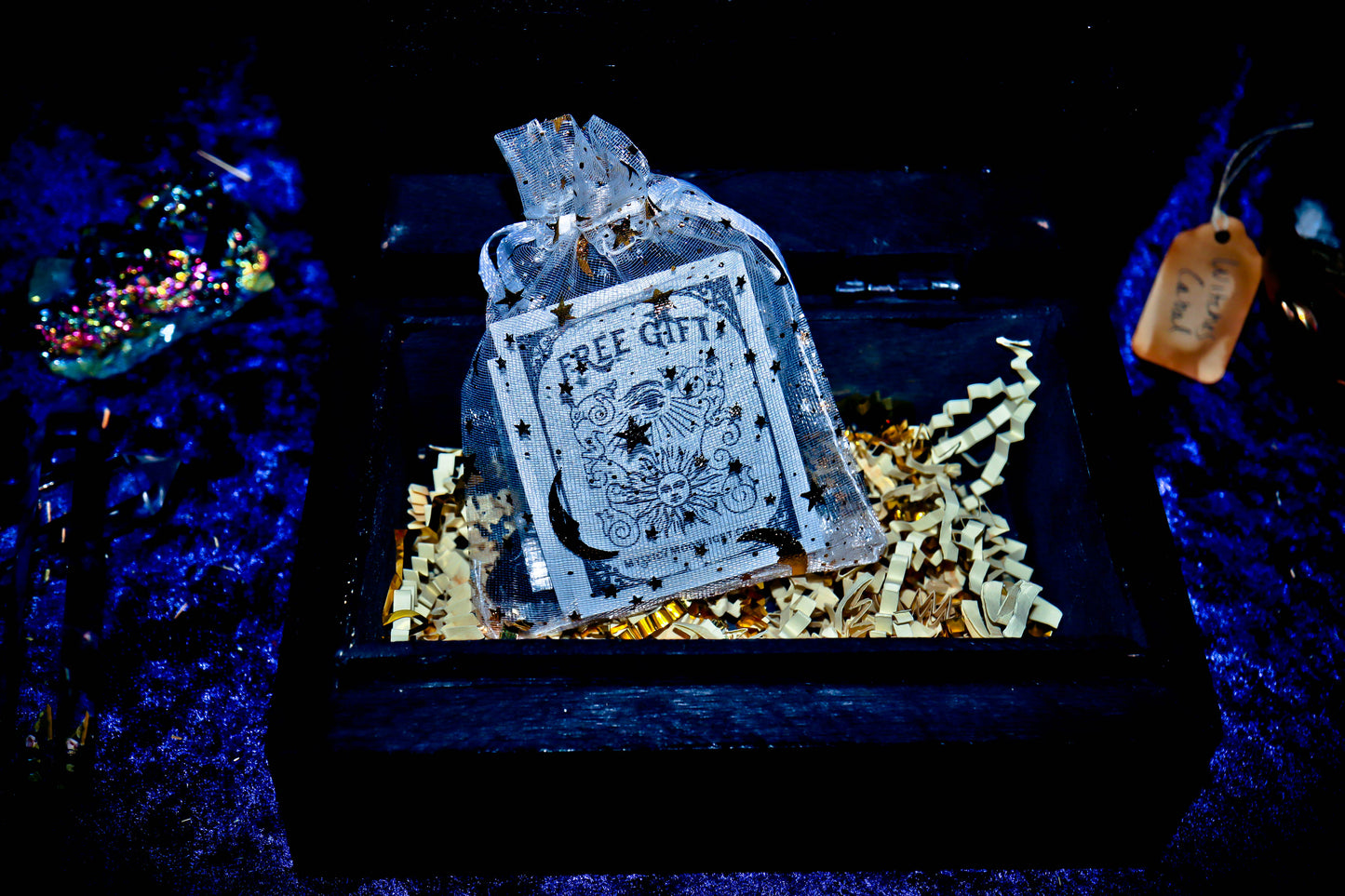 ** CHARGING BOX ** VOODOO Chest Portal of Blessings Wealth & POWER! *** Amplify The Power of Any Metaphysical Item x10! Gain Wealth & Wishes! Haunted Wiccan Pagan Occult ** Handmade Gypsy Witch Spirit Box!