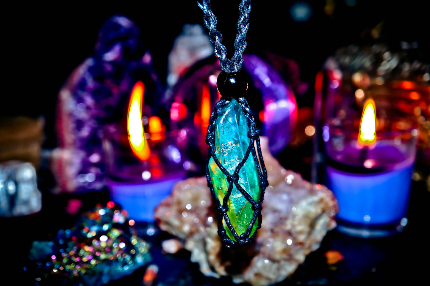 *** CHOOSE YOUR OWN SPELL *** HAUNTED DJINN AMULET PENDANT NECKLACE ~ CHOOSE A SPELL of WEALTH, LOVE, SUCCESS, FAME & MORE! *** POWERFUL ANCIENT RITUALS!