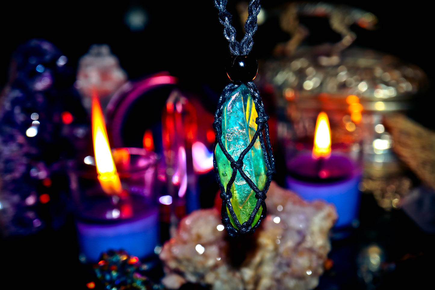 *** CHOOSE YOUR OWN SPELL *** HAUNTED DJINN AMULET PENDANT NECKLACE ~ CHOOSE A SPELL of WEALTH, LOVE, SUCCESS, FAME & MORE! *** POWERFUL ANCIENT RITUALS!