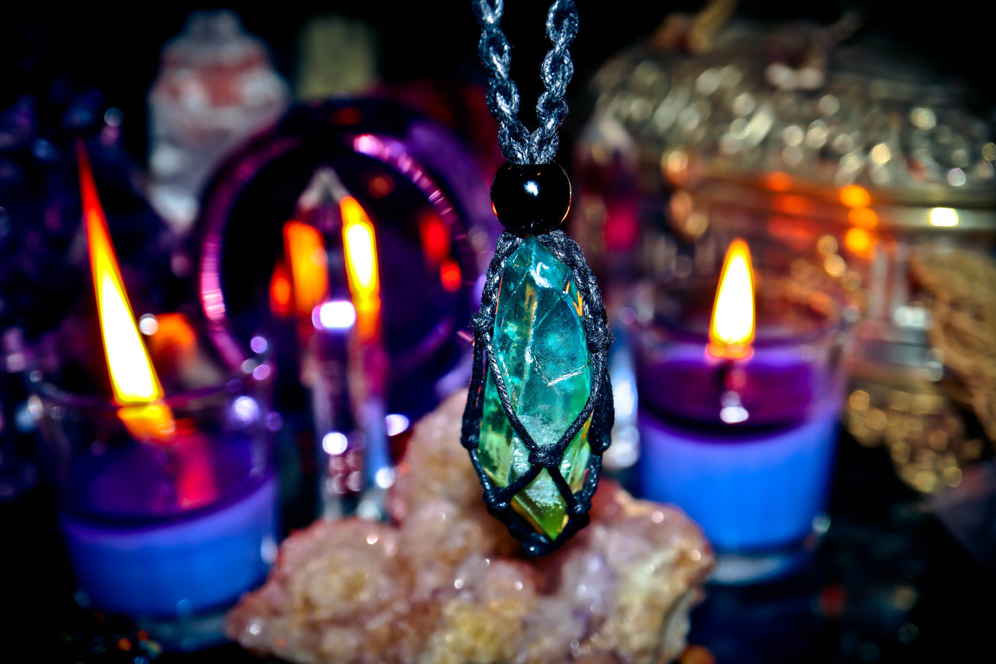 *** CHOOSE YOUR OWN SPELL *** HAUNTED DJINN AMULET PENDANT NECKLACE ~ CHOOSE A SPELL of WEALTH, LOVE, SUCCESS, FAME & MORE! *** POWERFUL ANCIENT RITUALS!