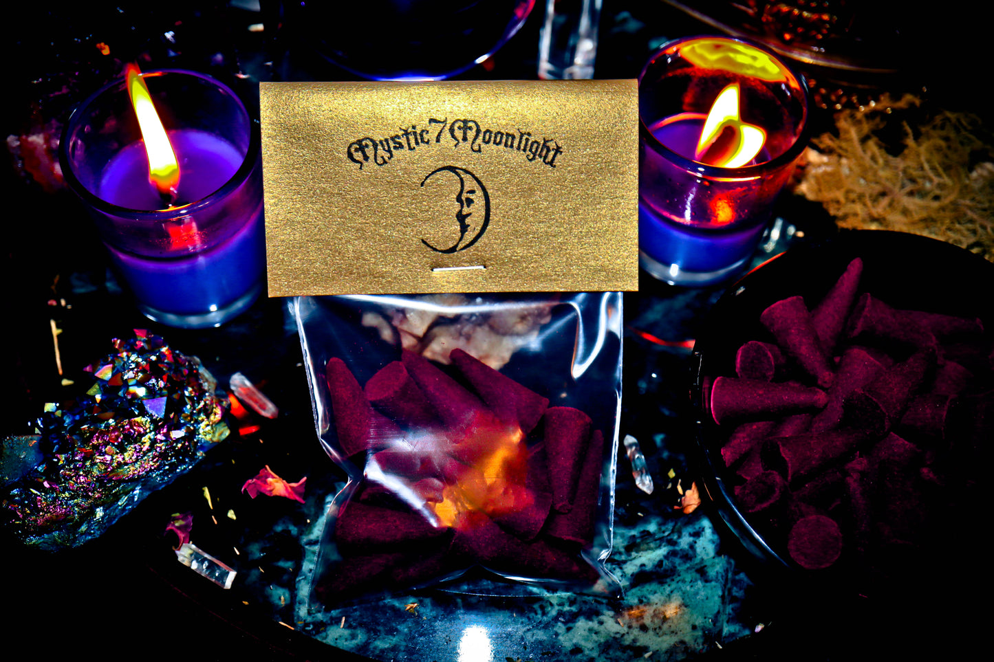 WITCH'S BREW Magick Ritual Incense ~ Amplify the Power of Spells & Wishes ~ Spirit Offering & More! 33 Cone Incense Premium Handmade Apothecary Glass Bottle w/ Cork