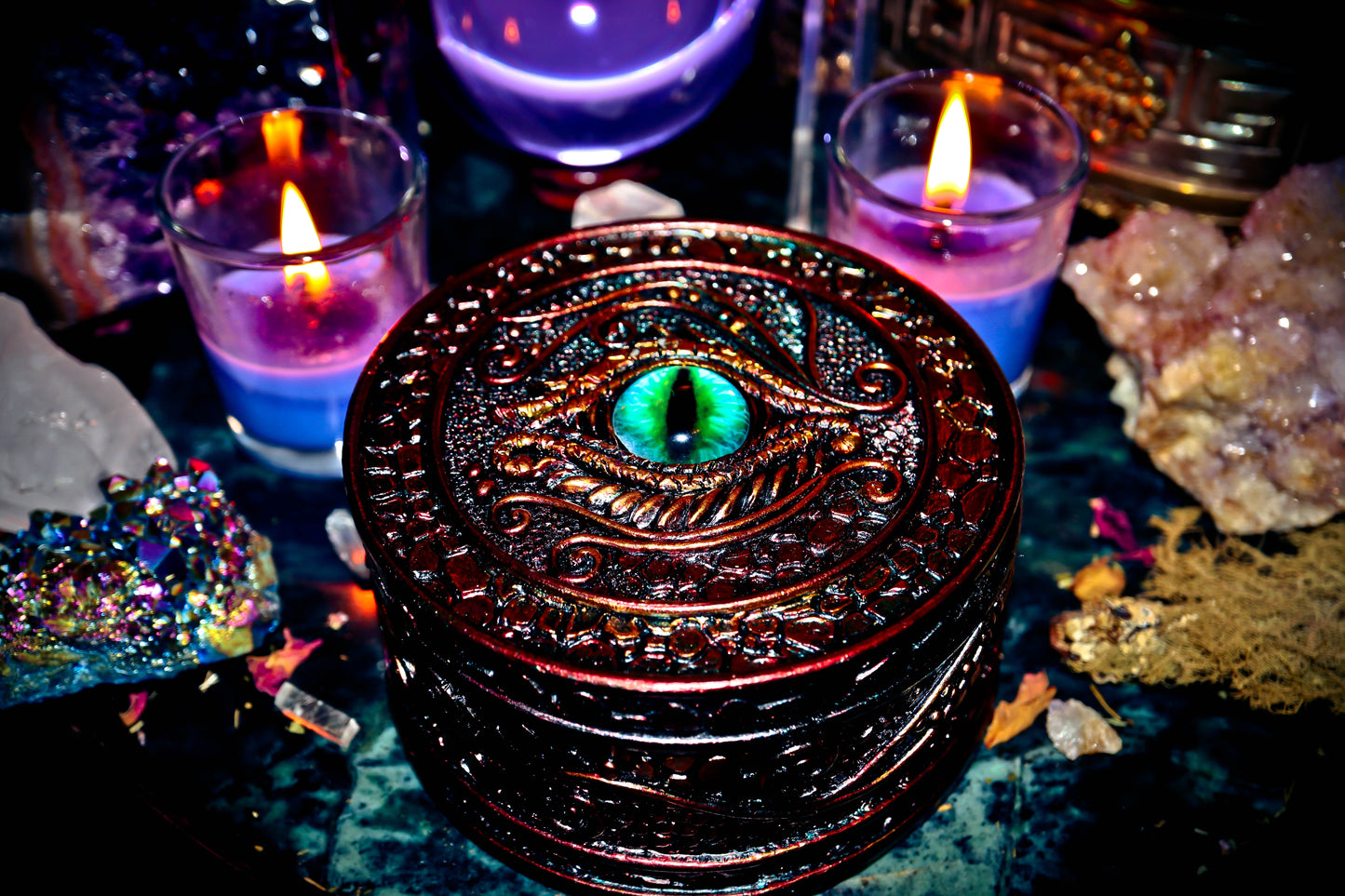 DRAGON GENIE Magic Box of Wishes! Charge & Amplify the Power of your Spells & Spirits!