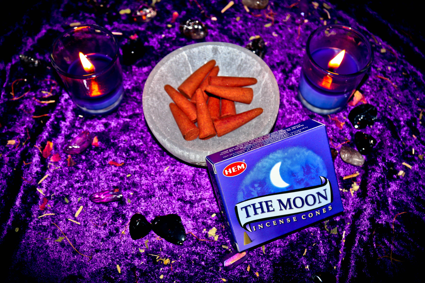 LA LUNA MOON INCENSE 10 CONES ~ LUNAR MOON MAGICK for Conjuring Energy, Attracting Wealth, Amplifying Spells & Wishes!