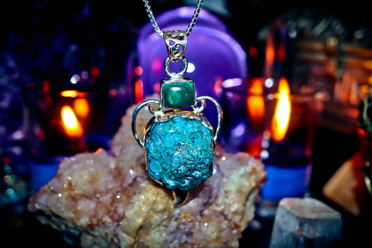 ATLANTIS Mermaid & Merman Shapeshifting Aura Transformation Crystal Gemstone Amulet! Sacred Energy, Healing, Joy, Abundance, Wisdom!