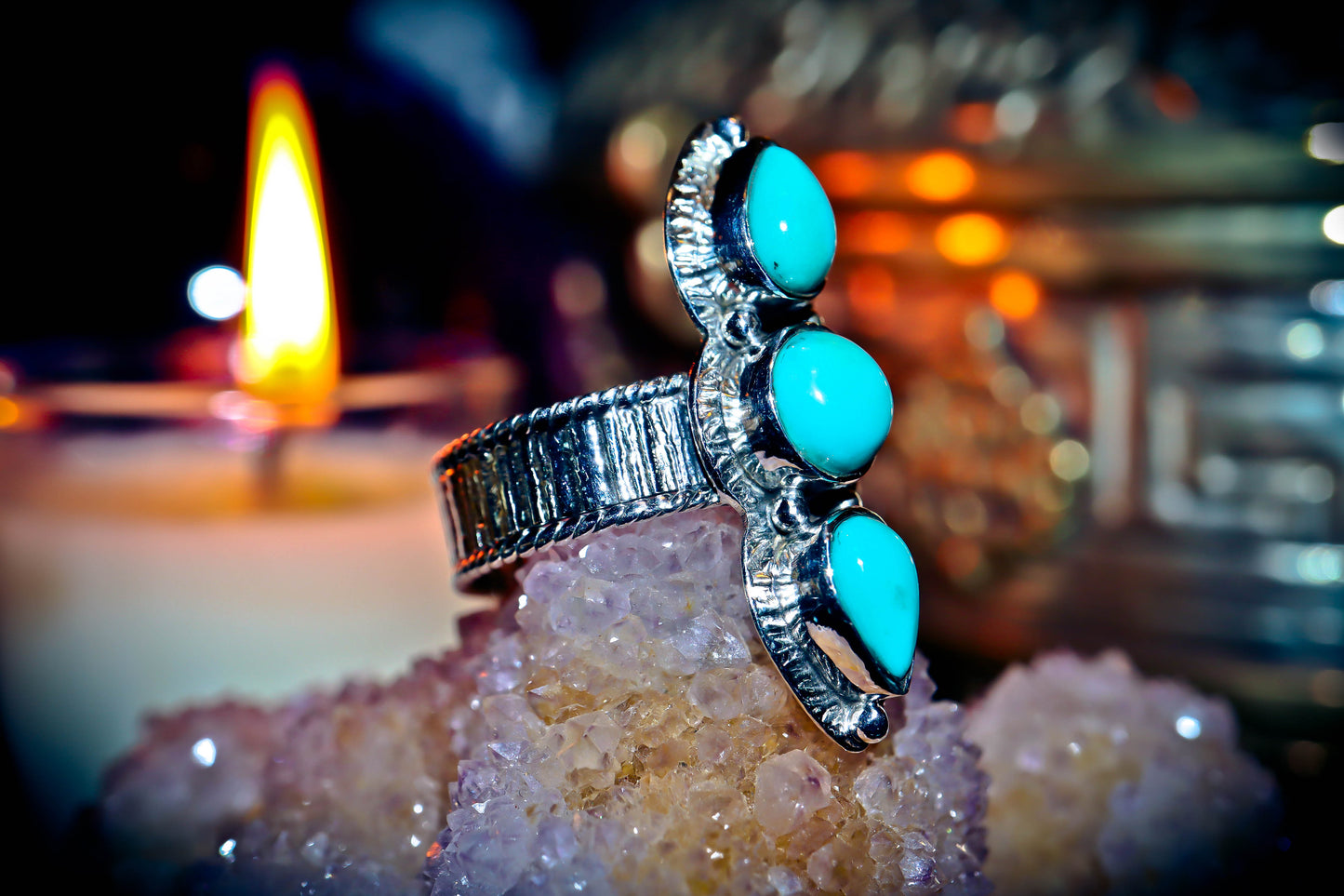 **POWERFUL** Haunted Miracle Djinn Triple Goddess Healing Devata Jinniyah! Miracle Ring! Heal Physical and Emotional Ailments! Banish Negativity! .925!