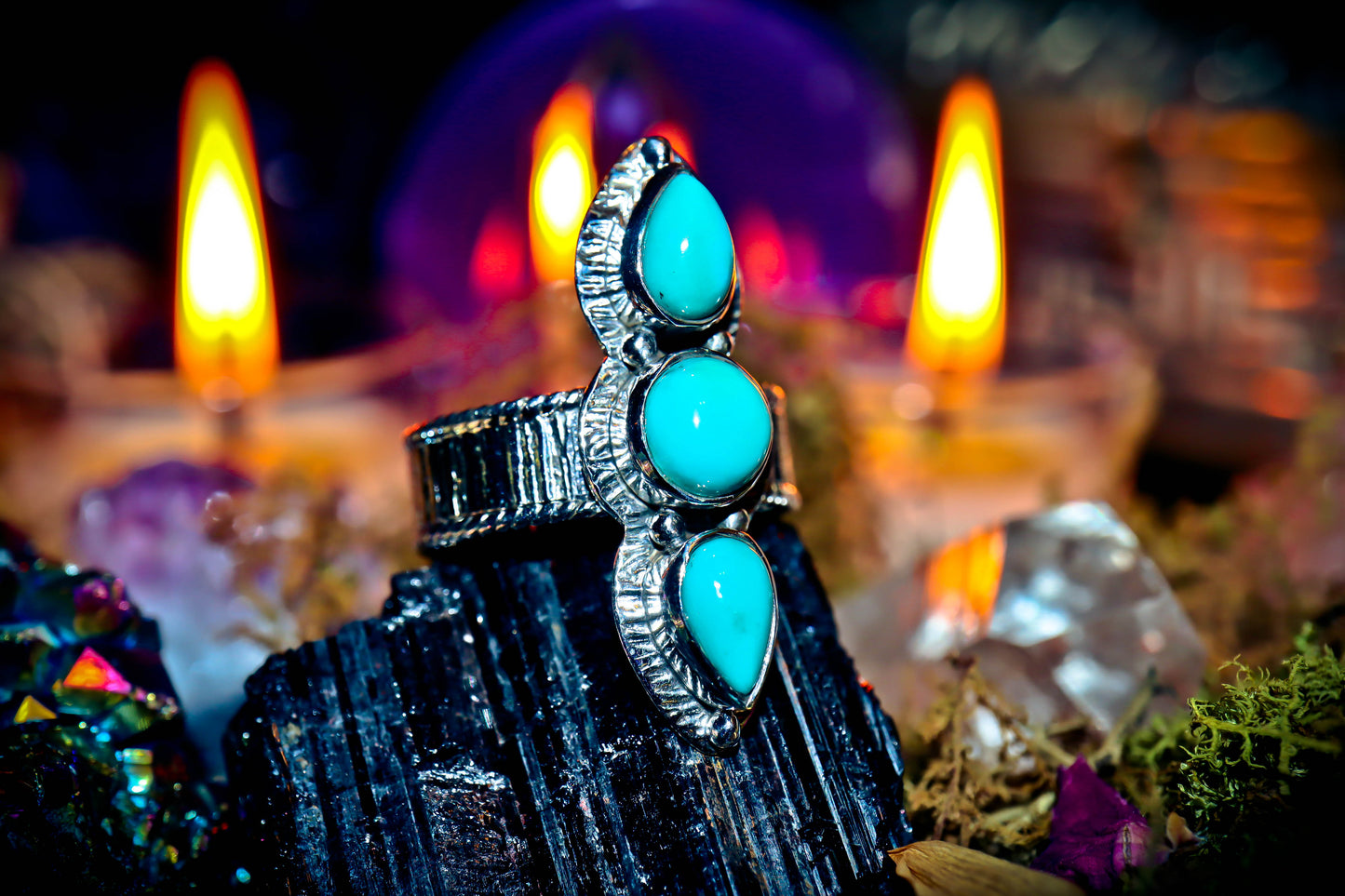 **POWERFUL** Haunted Miracle Djinn Triple Goddess Healing Devata Jinniyah! Miracle Ring! Heal Physical and Emotional Ailments! Banish Negativity! .925!