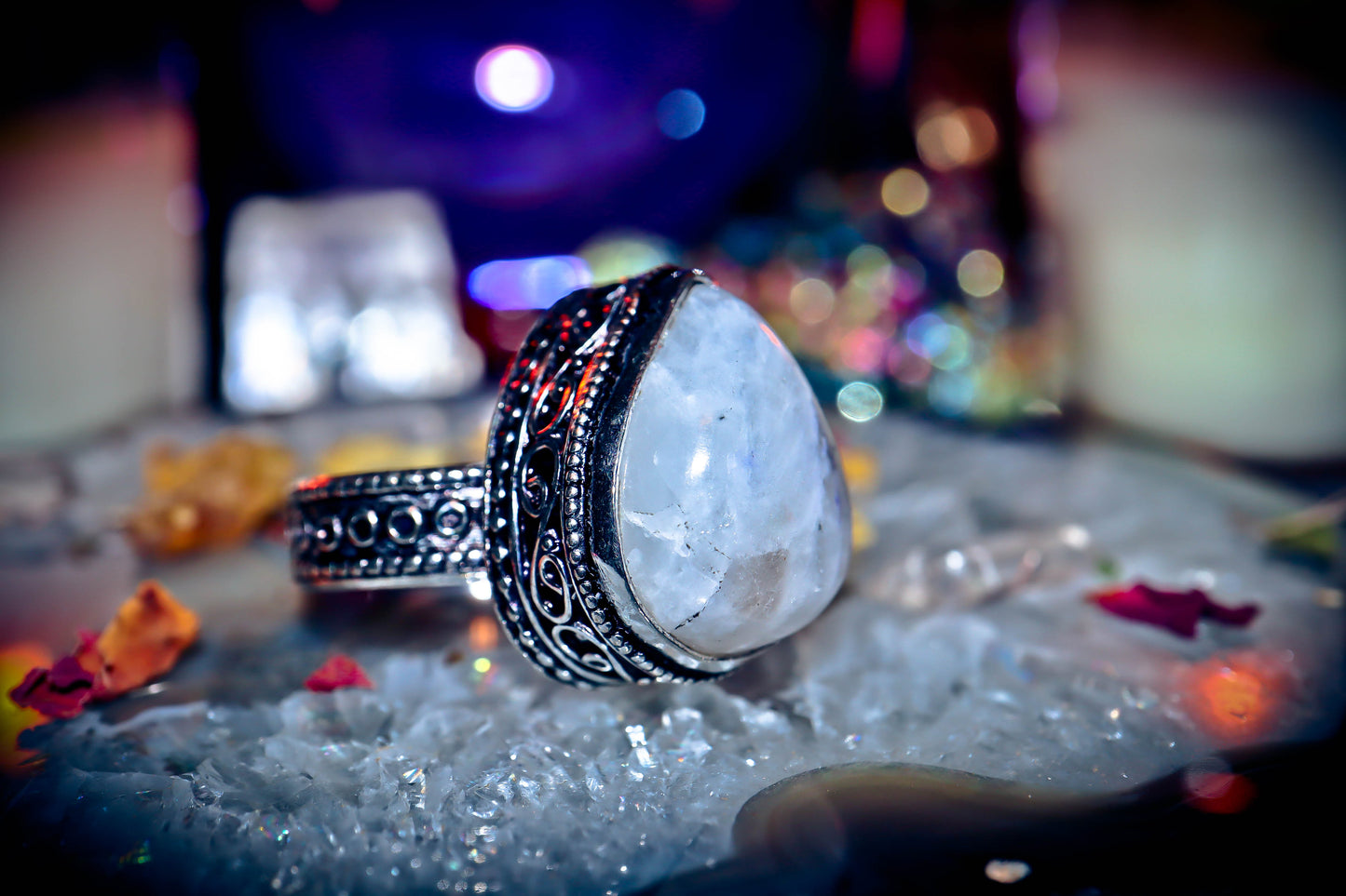 HAUNTED WHITE LIGHT ANGEL DJINN RING ** ENLIGHTENMENT! GENIE OF 7TH REALM*** ULTIMATE PROTECTOR** BLESSINGS!**