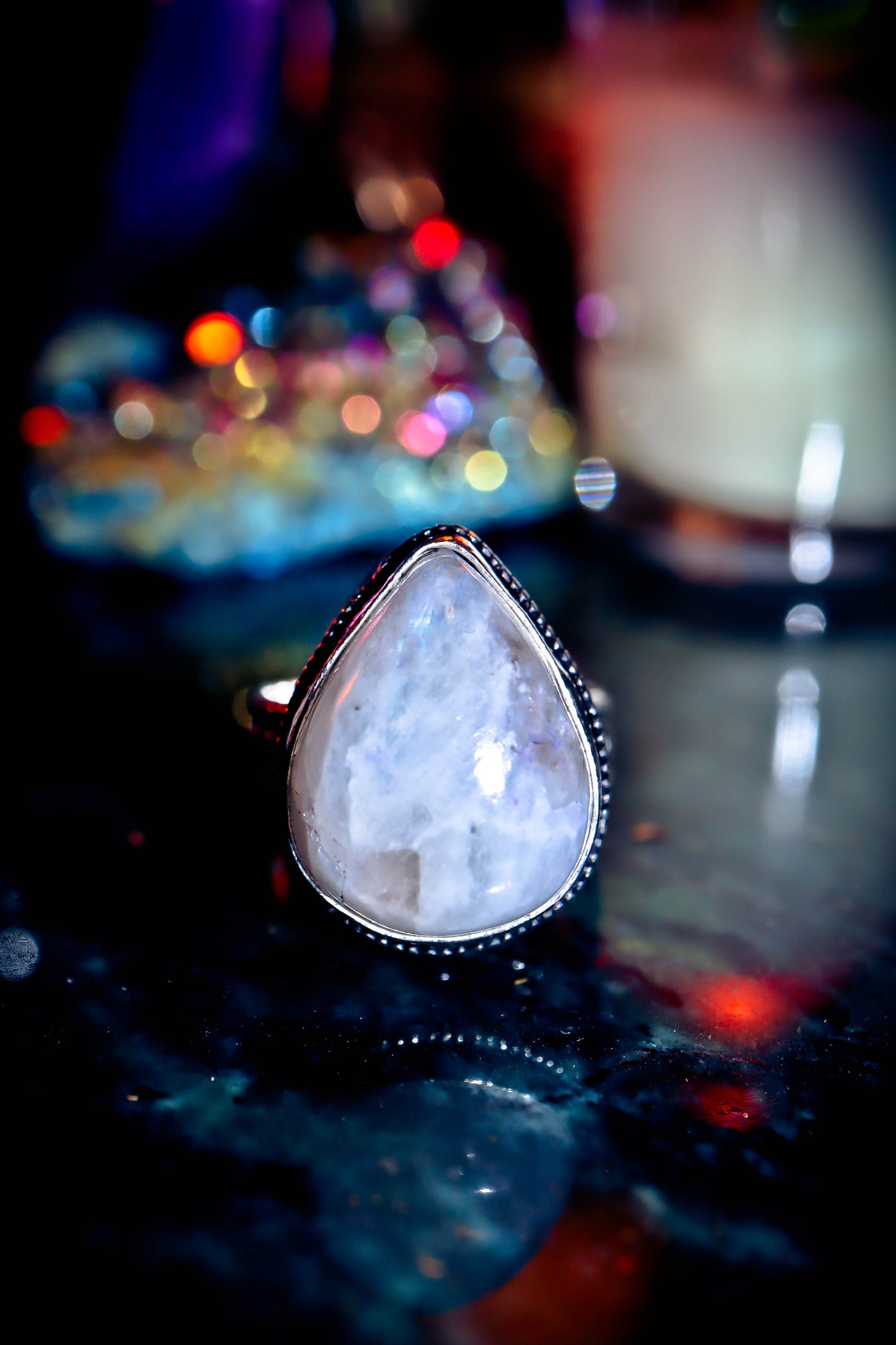 HAUNTED WHITE LIGHT ANGEL DJINN RING ** ENLIGHTENMENT! GENIE OF 7TH REALM*** ULTIMATE PROTECTOR** BLESSINGS!**