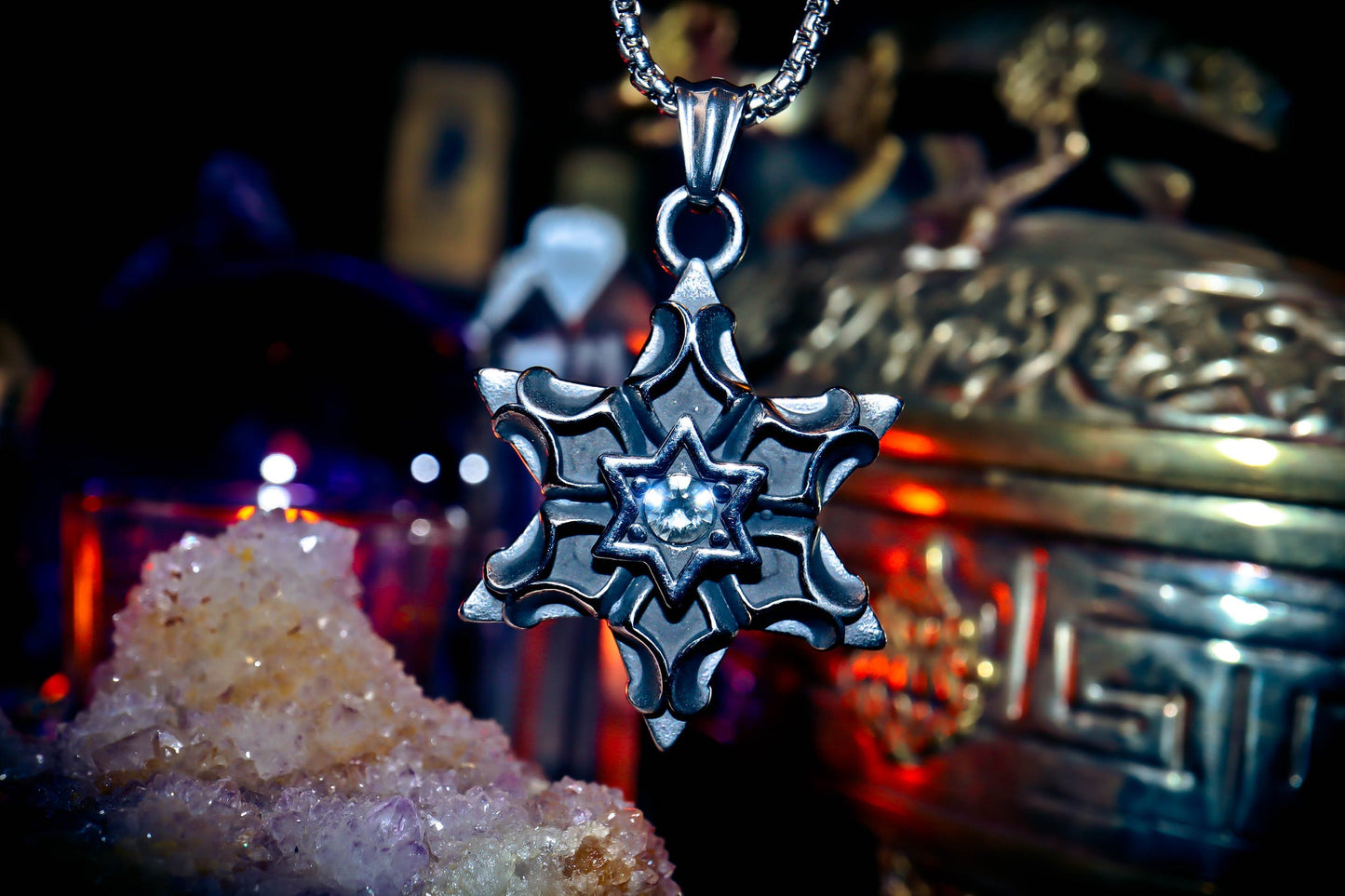 Haunted Voodoo Djinn Powerful Ancient Talisman Amulet Pendant Necklace!
