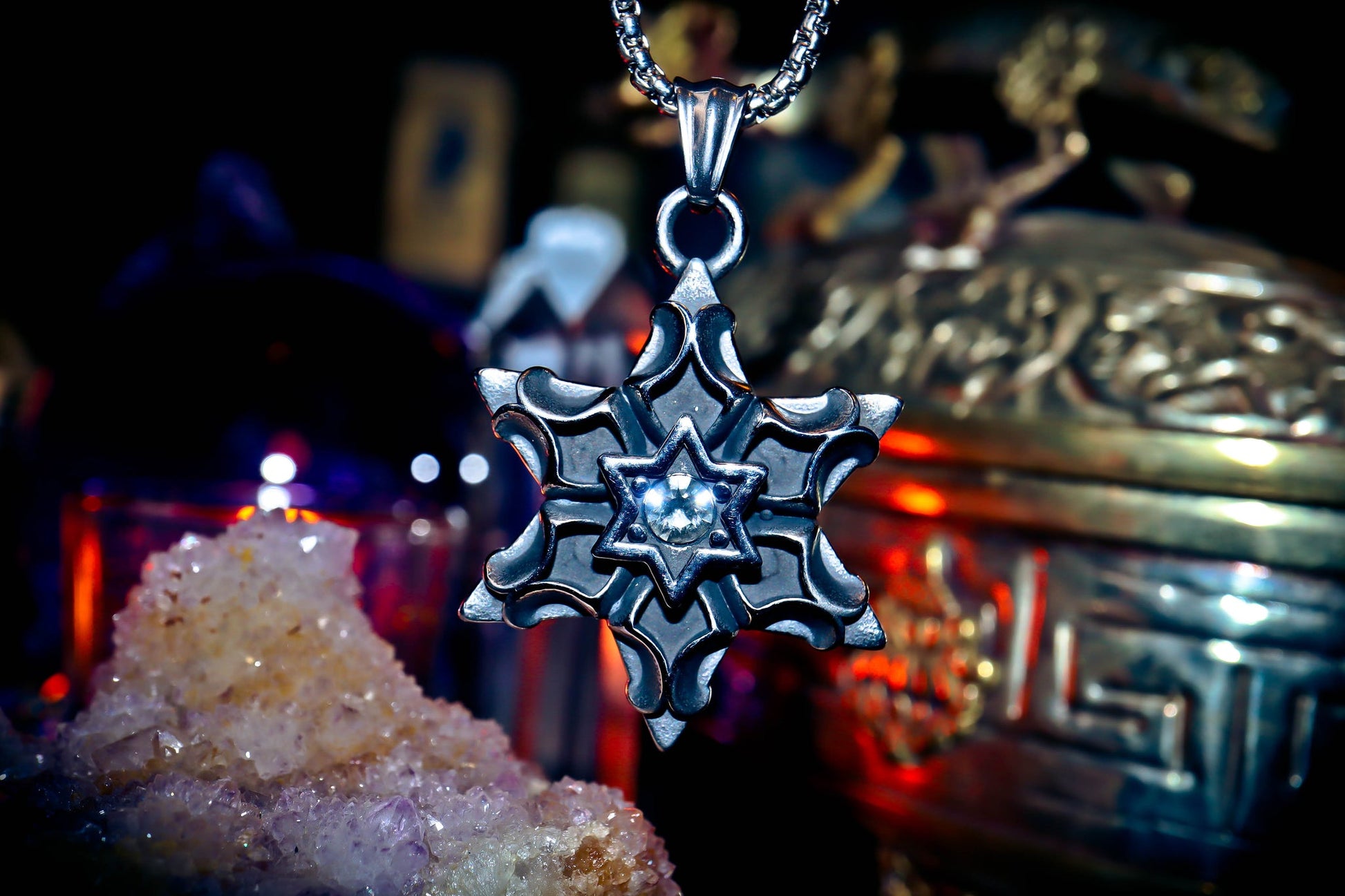 Haunted Voodoo Djinn Powerful Ancient Talisman Amulet Pendant Necklace!