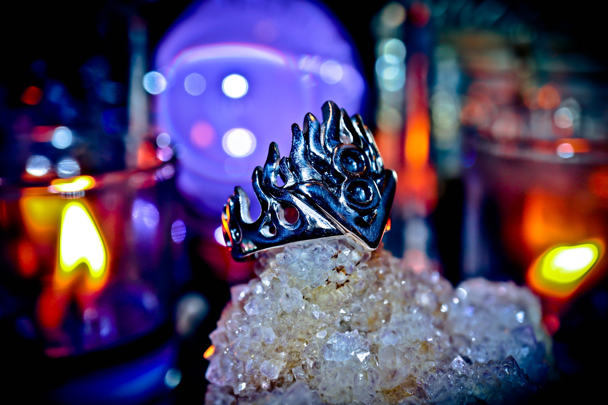 INFINITE WEALTH Magick Ring Talisman of Wealth Money Djinn Genie Spells Spirits Numerology Gematria