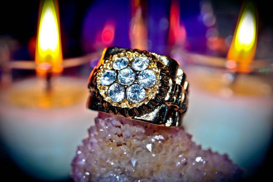 TALISMAN WEALTH Secret Society Elite Haunted Wizard Warlock Ring!